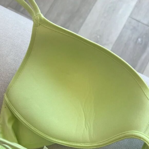 Aerie Neon Green Real Sunnie Wireless Push Up Bra - Picture 5 of 5